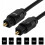Οπτικό καλώδιο ήχου Toslink 1m επιχρυσωμένο 2