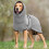 Pull pour chien gris grande taille très grande chaude et douce à capuche 4