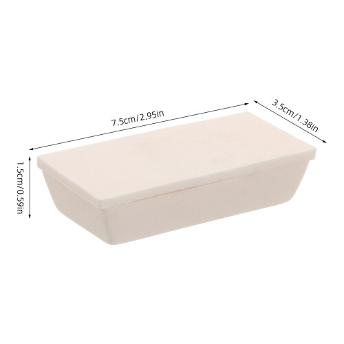 Beige Alumina Crucible Met Voor Smelten in 1