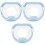 3Pcs Children Training Toilet Seat Comfortable PP ABS Assorted Colors 2