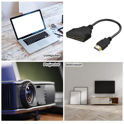 Divisor HDMI 1 entrada, 2 salidas, 4K UHD 1