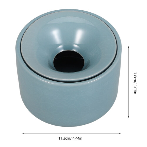 Decorative Ceramic Ashtray Covered Multi Color Indoor Smoking Tray 1