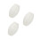 3Pcs Lightweight Foldable Oval Paper Lantern Shade Beige for Home 2