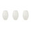 3Pcs Lightweight Foldable Oval Paper Lantern Shade Beige for Home 6