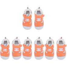 4Paare Babygehschuhe Atmungsaktiv Orange