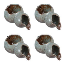 4Sets Eleganter Wasserfall Spitter Keramik Für Gartenteiche