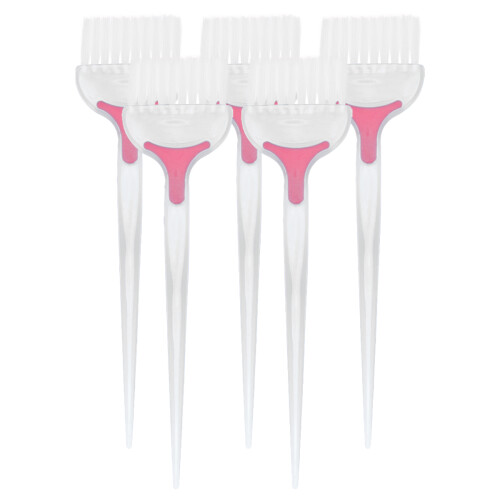 5Stk Weißer Haarfärbepinsel Profi Applikator Für Haarfarbe