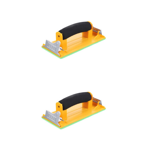 2St Stevige Plastic Schuurpapierhouder Met Ergonomisch Handvat
