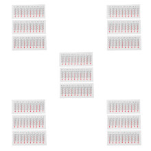 150Pcs Mini Thermometers Glass Paper Mix Compact Design for Dollhouse