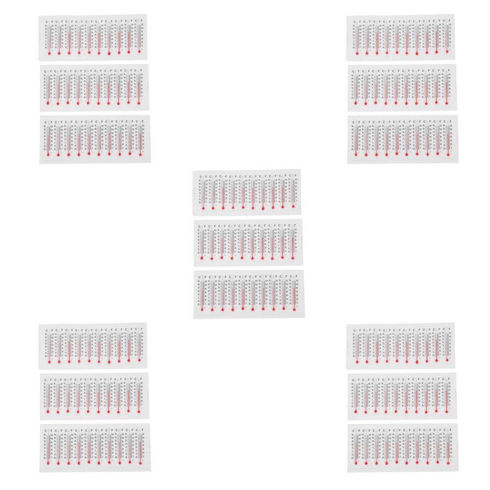 Photos - Doll Accessories 150Pcs Mini Thermometers Glass Paper Mix Compact Design for Dollhouse