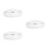 3Pcs Plastic Clip on Ceiling Light Shades Silver Durable Design 7