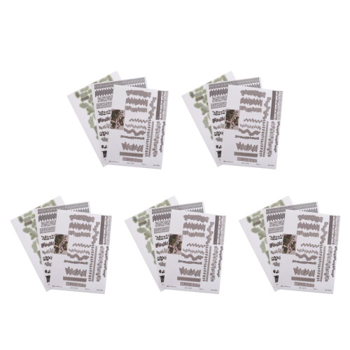 Stickers Pavage Miniature Auto-Adhésifs Pour Dioramas