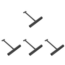 4Pièces Crochet De Levage En Métal Noir Pour Porte Roulante
