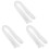3Pcs Thick Flannel Robe Belt White Adjustable for Daily Use Bathrobes 1