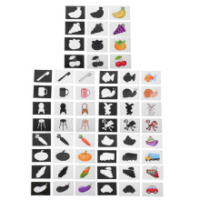 1Set Plastic Special Needs Visual Matching Cards for Toddlers Therapy