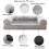 Large Orthopedic Dog Bed with Memory Foam and Removable 6