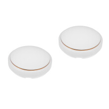 2Pcs Circular PVC Ceiling Light Shades Multi Color Flush Mount Covers