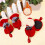 Dog Winter Plush Boots Anti-skid Soft Sole4pcs 2