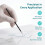 400Pcs Makeup Micro Applicators for Lash, Brow, Lip Precision Black 4
