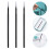 400Pcs Makeup Micro Applicators for Lash, Brow, Lip Precision Black 7