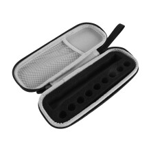 1Organisateur Vials Rembourré Étui Robuste Noir Pour
