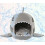 Κρεβατάκι Σκύλου Cartoon Shark – Βελούδινη Ζεστή Φωλιά για Όλες τις Εποχές 2