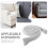 Cache-Fissure Souple Pour Coussin Lit Clair 5