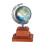 Mini Globe Terre Argent 1:12 Accessoire Décor Maison 1