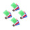16Pièces Drapeaux Arbitre Course Multisport Manche Acier Confortable 5