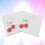 Serviettes Papier Cerise Absorbantes Pour Soirée 9