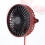 Usb1ventilateur Rouge Portable ABS Puissant Adapté Été 7