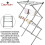 7.5m Extendable 3-Tier Clothes Airer | Grey Indoor Dryer 4