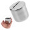 Dustproof Stainless Steel Nail Tool Sterilizer Organizer Silver 10