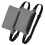 4Pièces Ceinture Étanche Téléphone PVC Noir Usage 4