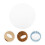 5Pcs Lightweight Round Acrylic Lampshade Diffuser Covers Frosted White 7
