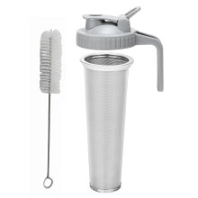 Filtre à infusion à froid avec couvercle pour bocal à large ouverture de 1,9 L (64 oz).