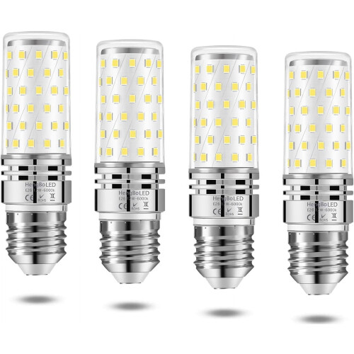 Corn Bulb E26 100W Equivalent 1200LM 6000K 4-Pack