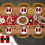 Ensemble de 24 assiettes et serviettes en papier de Noël 1