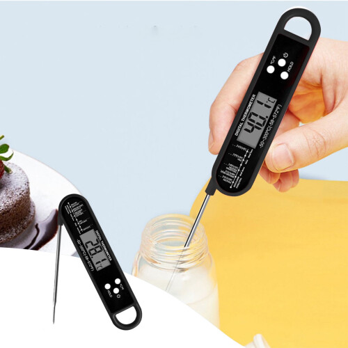Sofort ablesbares Fleischthermometer mit langem Edelstahlrohr