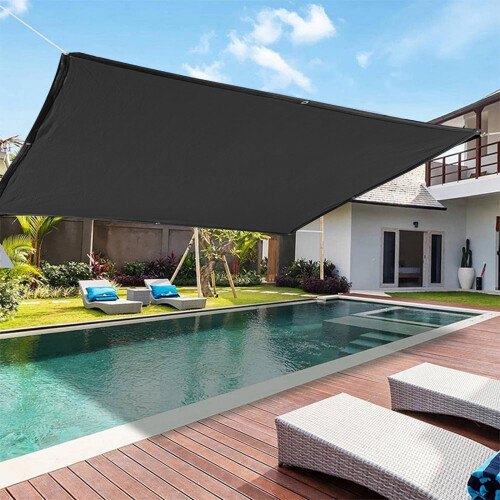 Sun Shade Sail Canopy2x2m HDPE Black