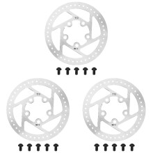 3Pièces Plaquettes Métal Argenté Design Durable