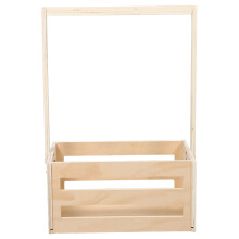 Caisse De Rangement Bébé En Bois Beige Vintage Pour Vêtement