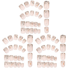 3Ensembles Ongles Faux Pressés Colorés Décoratifs Pour Fille