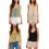 Womens Sleeveless Tie Front Tank Top Lace Trim Button-Black M 3