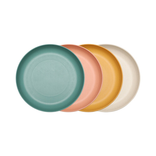 Weizenstroh-Speiseteller, 22,5 cm, 4er-Set 1