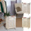 Panier à linge pliable 37 L avec poignée – Blanc 1