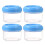 Set di 4 vasetti di plastica trasparente da 35 ml per salse. 1