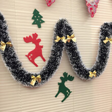 Christmas Vine Garland with Bowknots236in