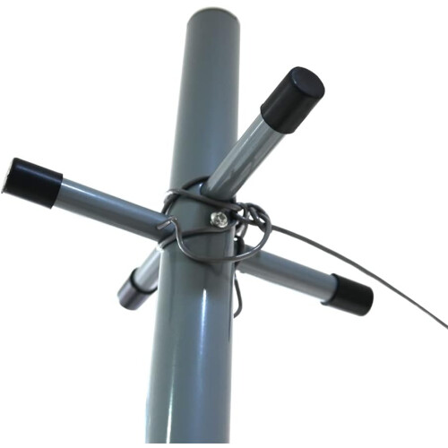 2 Pack Galvanised Clothes Line Posts | Heavy Duty Garden Poles 2