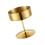 Multipurpose Footed Stainless Steel Dessert-Gold L  Size 1